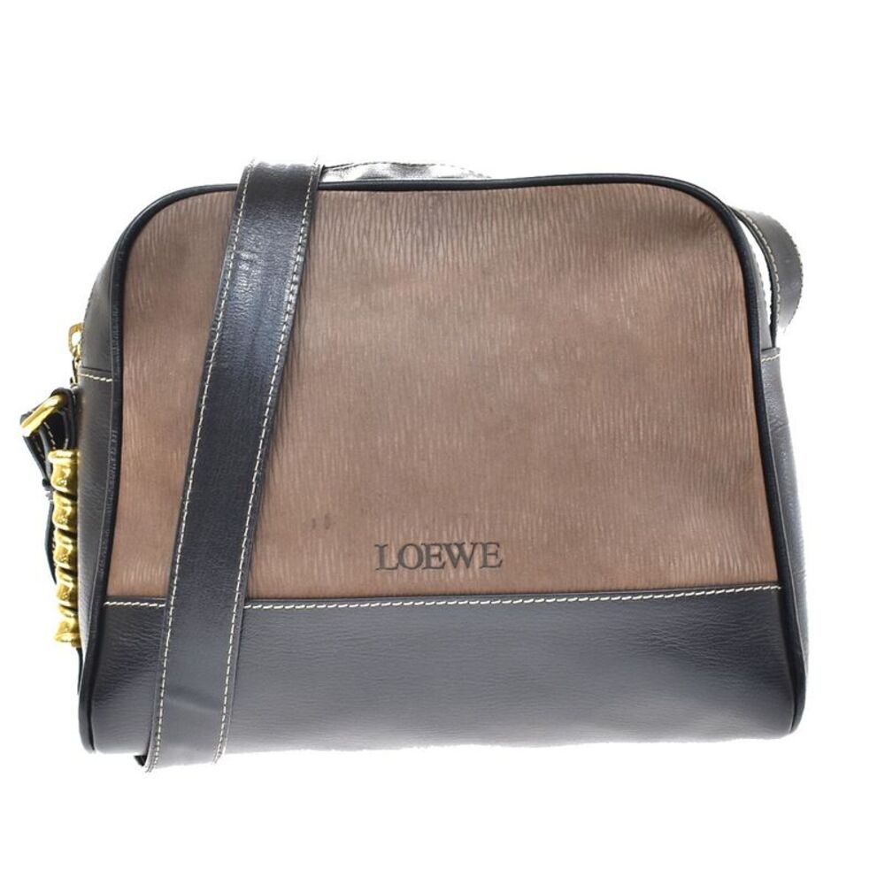 Loewe Velazquez Shoulderbag Leather Brown Leather Shoulder Bag Bag